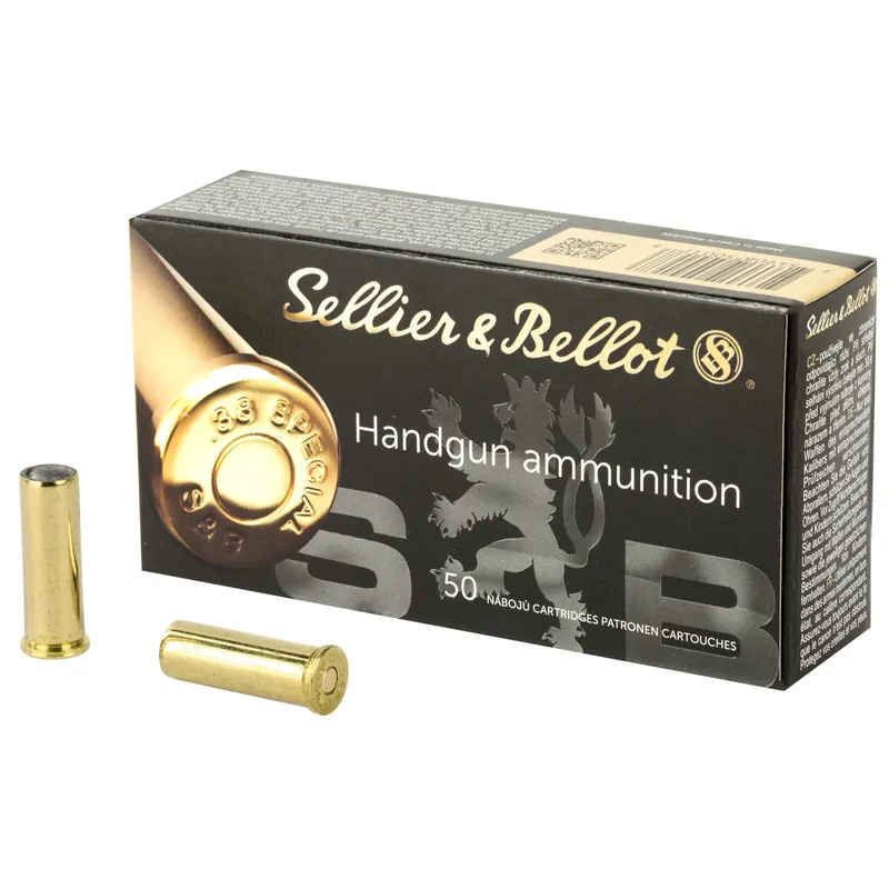 S&B .38 Special 148 Grain Wadcutter Ammunition - Box of 50