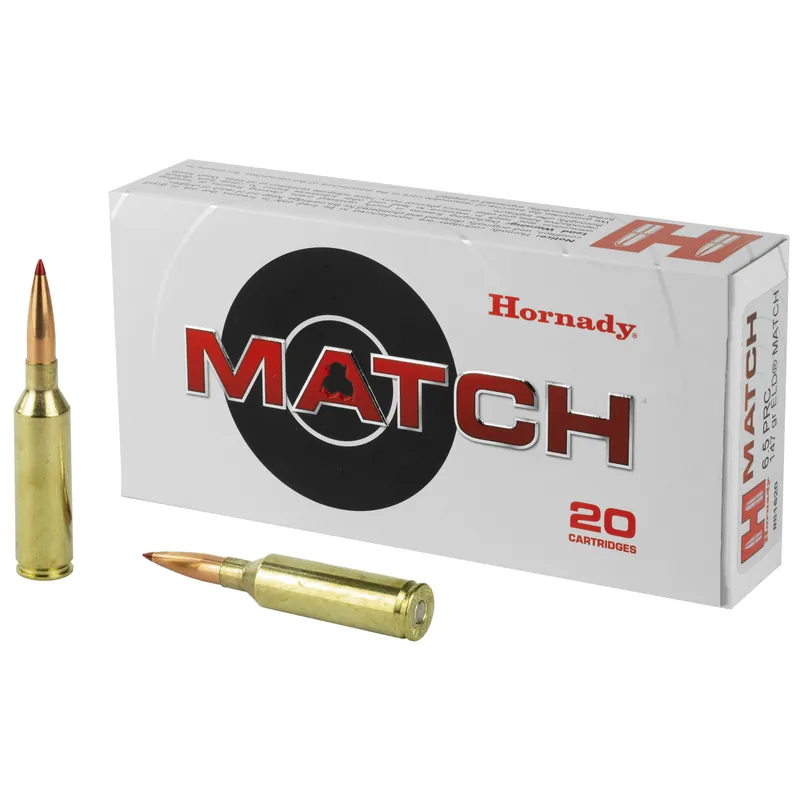 Hornady 6.5 PRC 147 Grain ELD Match Ammunition - 20 Rounds/200 Rounds