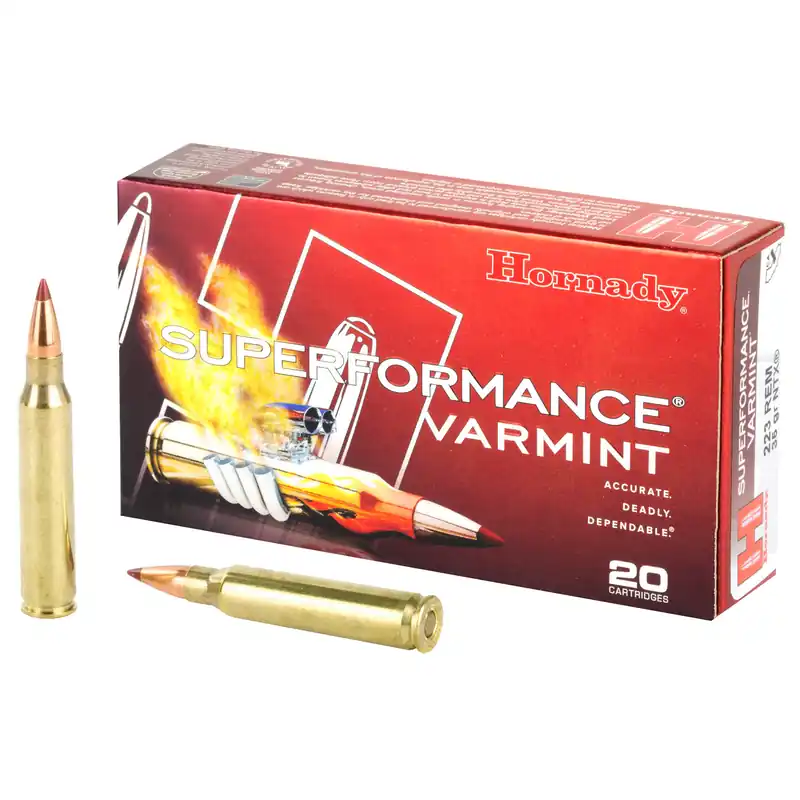 Hornady 223 Remington 35 Grain NTX Ammunition - 20 Rounds/200 Rounds