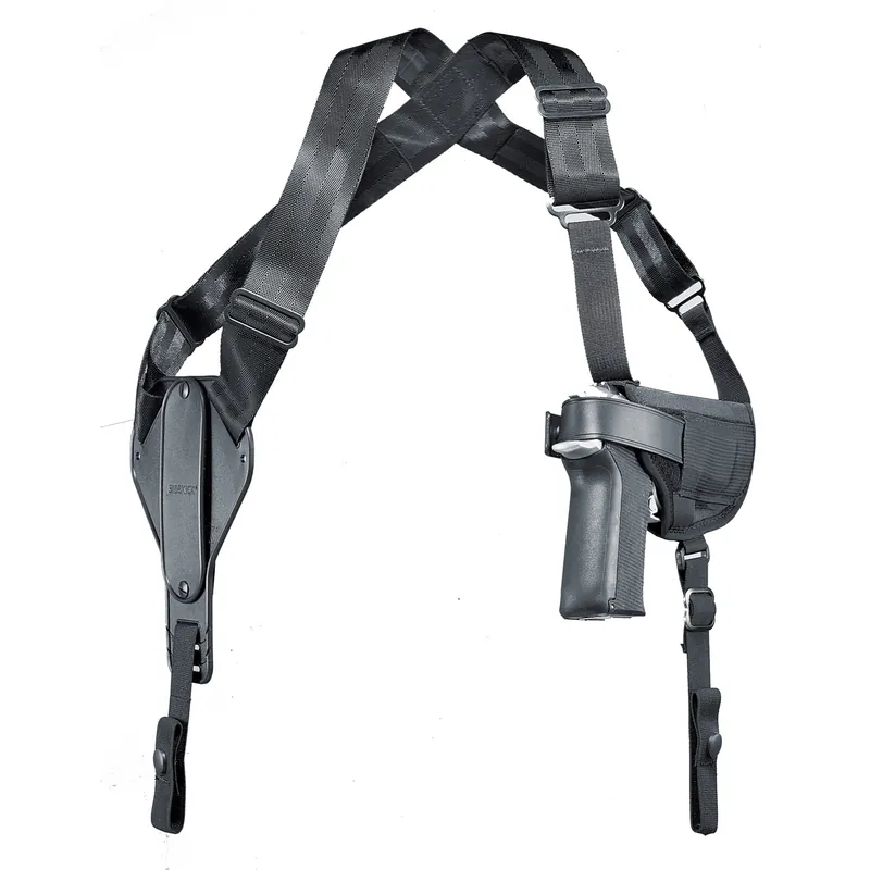 Universal Horizontal Shoulder Holster Size 15 Black Ambidextrous
