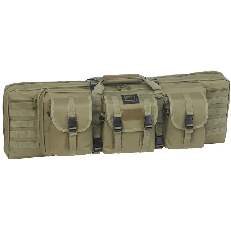 BULLDOG TACTICAL DOUBLE RIFLE CASE 37" GREEN