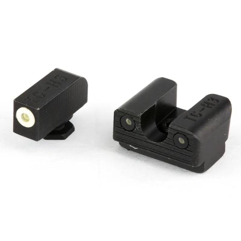 TRUGLO Tritium Pro Night Sights for Glock 42/43 - White Set