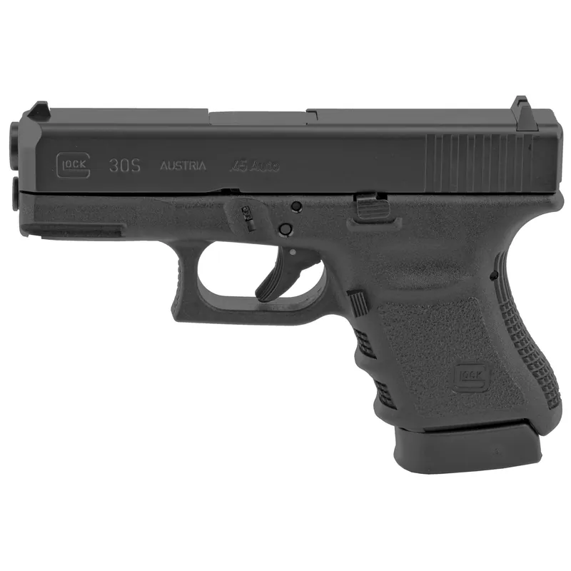 GLOCK 30S Gen3 .45 ACP Pistol with 10-Round Capacity and 2 Magazines
