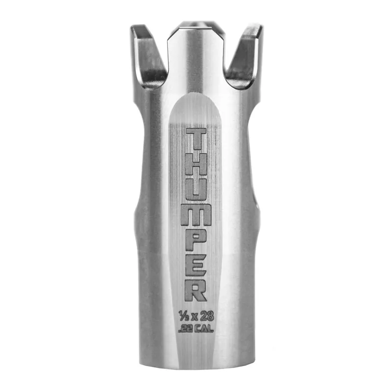 BAD Thumper Muzzle Brake .22 Caliber 1/2x28 Stainless Steel