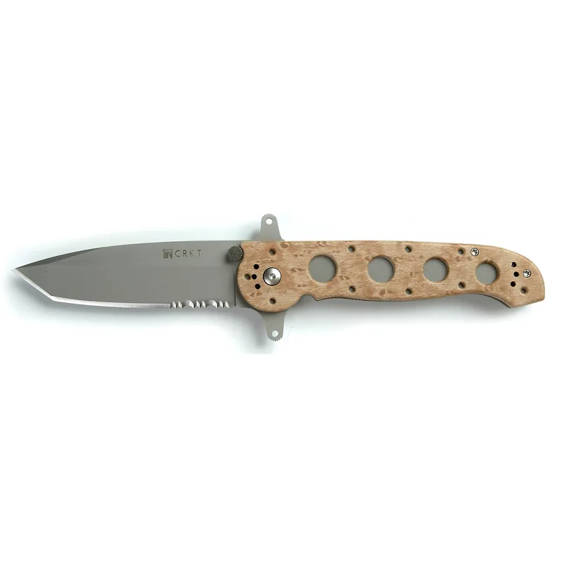 CRKT M16-14ZSF Desert Camo Combo Knife 3.875" Blade