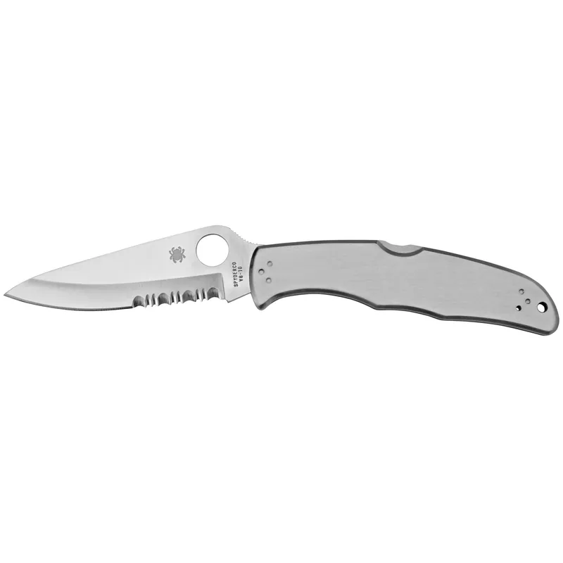 SPYDERCO ENDURA 4 STAINLESS COMBOEDGE KNIFE
