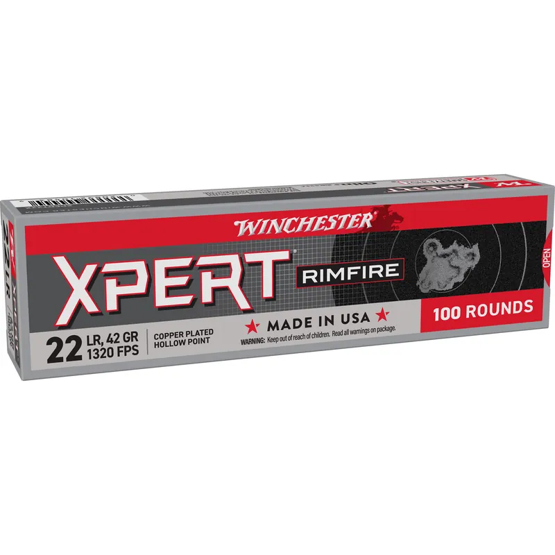 Winchester Xpert Rimfire .22LR 42 Grain Ammunition - 100 Rounds/2000 Rounds