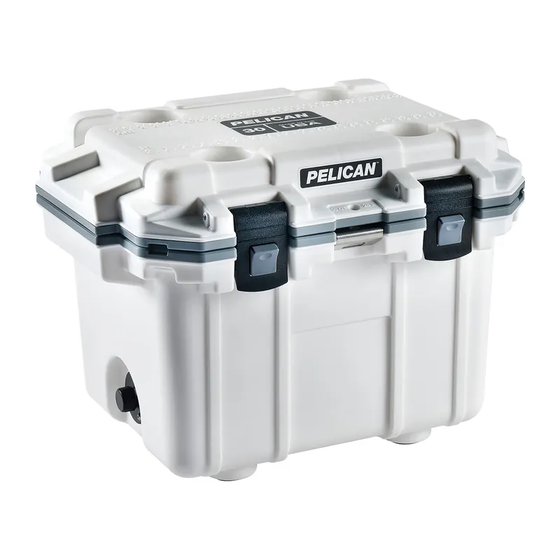 Pelican IM 30QT Elite Cooler - White/Gray