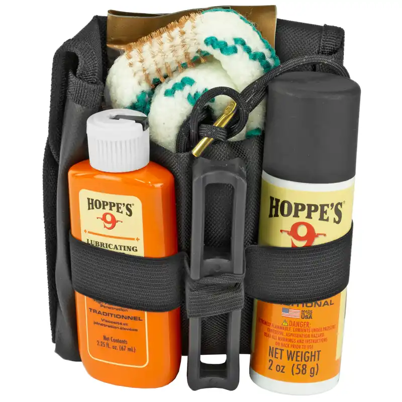Hoppes Compact Brass Snake Cleaning Kit for 12 Gauge