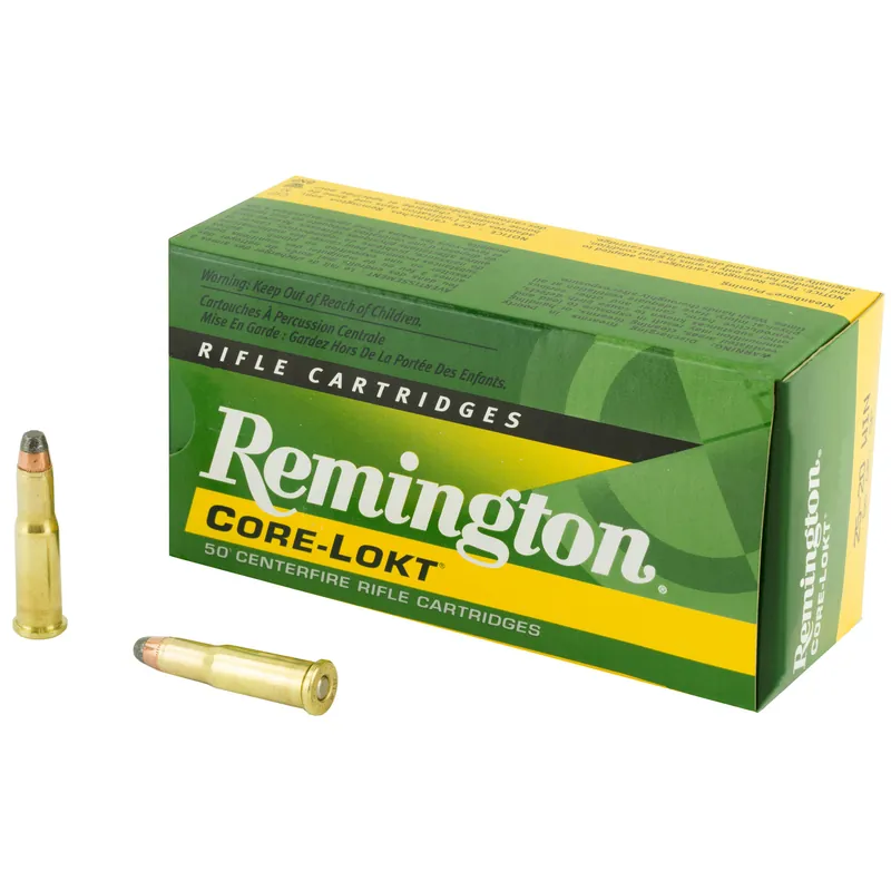 Remington 25-20 Winchester 86 Grain Soft Point Ammunition - Box of 50, Case of 500
