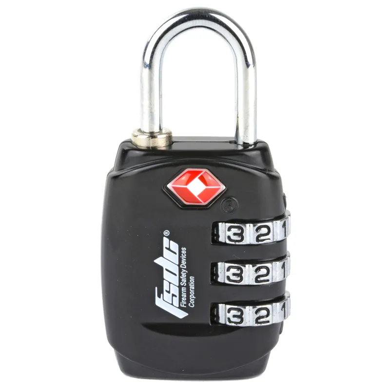 3-Dial TSA Combination Shackle Lock