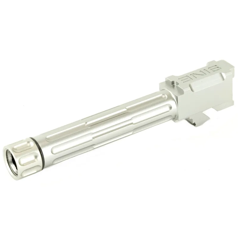 LANTAC Fluted Threaded Barrel for Glock 19 Stainless Steel