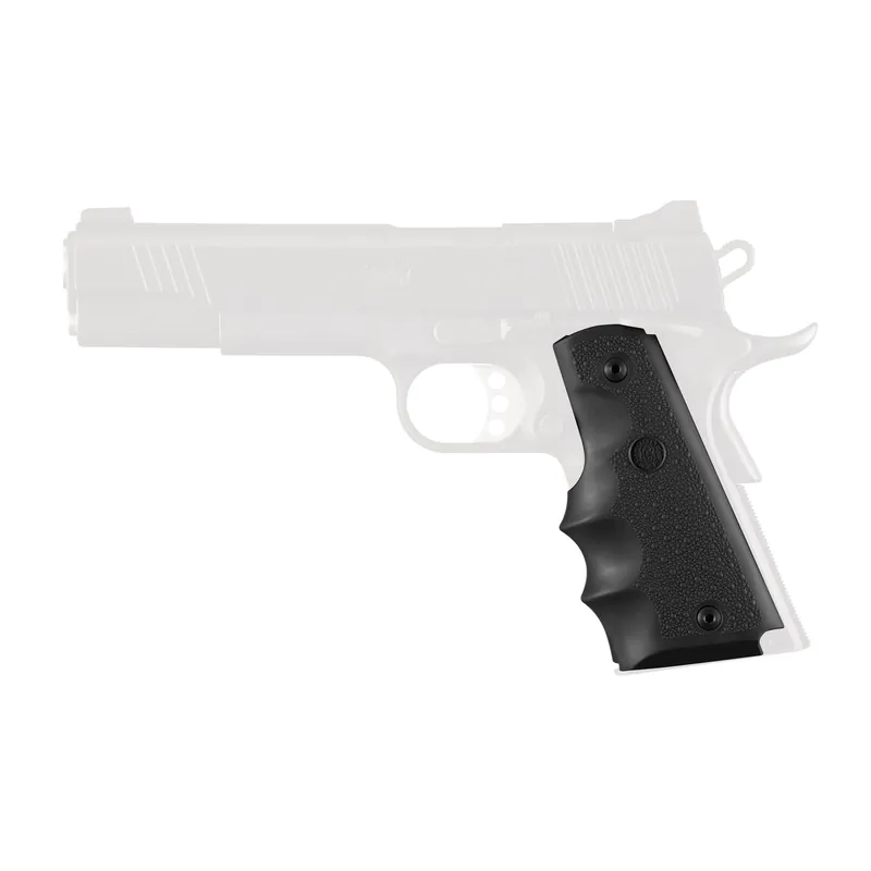 Hogue Grip for 1911 Government Model, Finger Grooves, Black