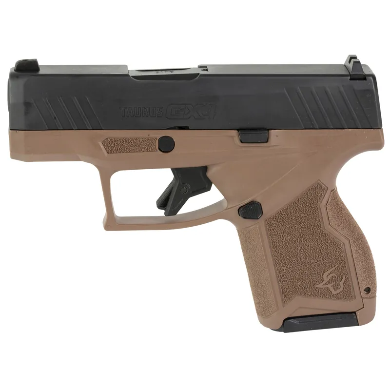 Taurus GX4 9mm Pistol, 3" Barrel, 11-Round Capacity, Brown/Black Finish