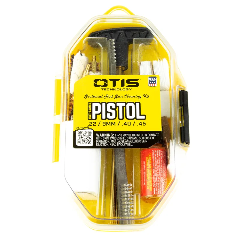 Comprehensive Pistol Cleaning Kit for Multiple Calibers