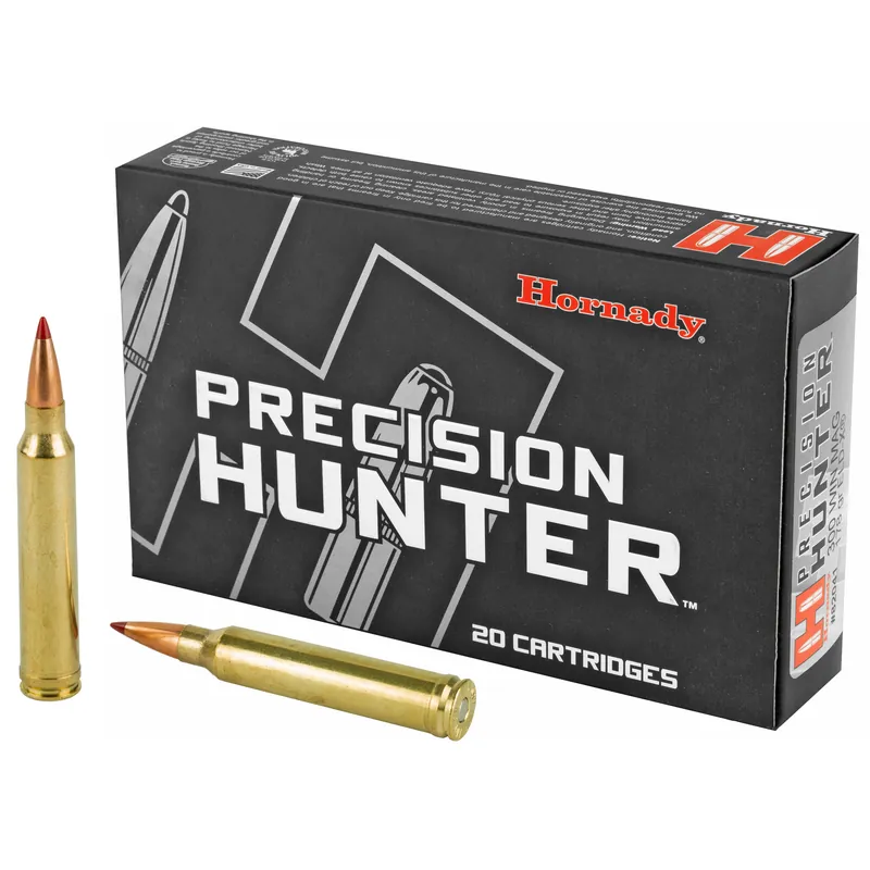 Hornady Precision Hunter 300 Win Mag 178 Grain ELD-X, 20 Rounds/200 Rounds