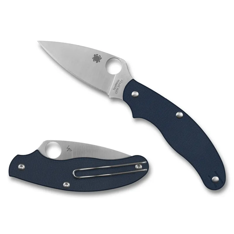 SPYDERCO UK PENKNIFE G-10 BLUE 2.95"