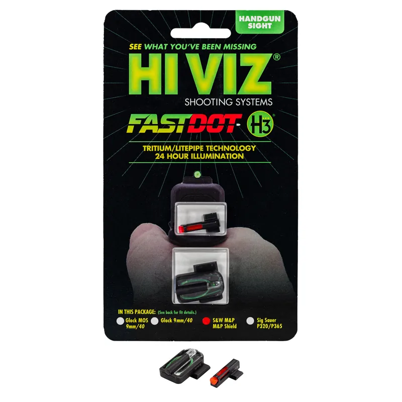 HIVIZ FASTDOT H3 S&W M&P Shield Sight