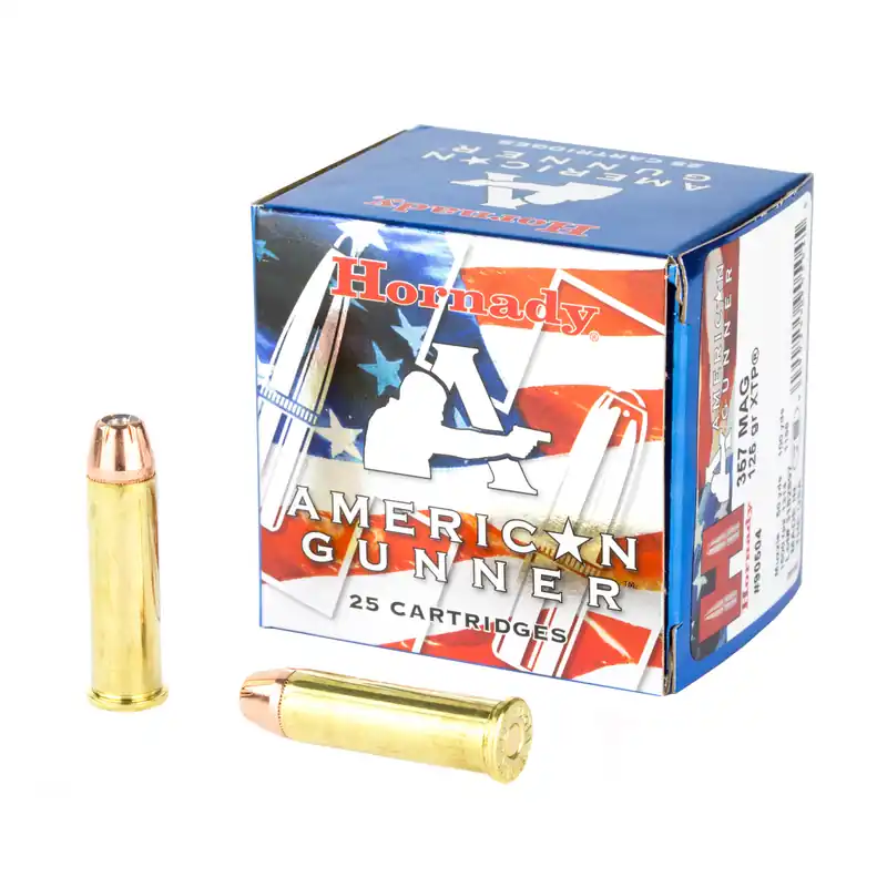 Hornady .357 Magnum 125 Grain XTP Ammunition - 25 Rounds/250 Rounds