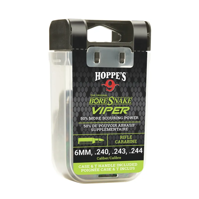BORESNAKE VIPER RIFLE CLEANING KIT 243/6MM WITH DEN