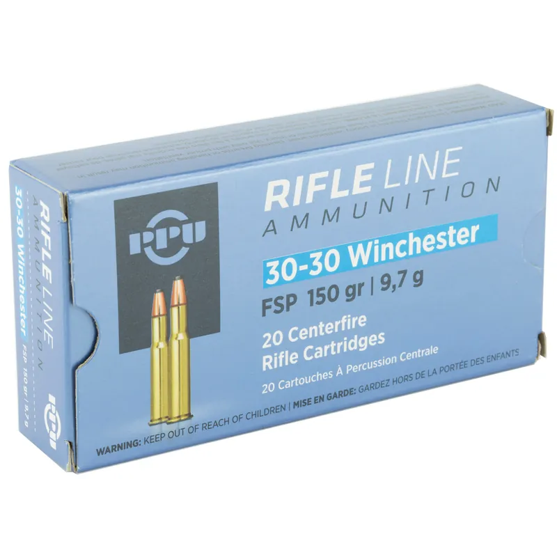 PPU 30-30 Winchester 150 Grain FSP Ammunition - 20 Rounds