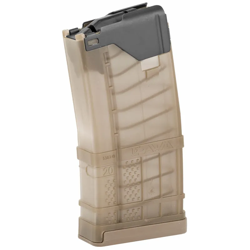 Lancer L5AWM .223 Rem 20-Round Magazine - Translucent FDE