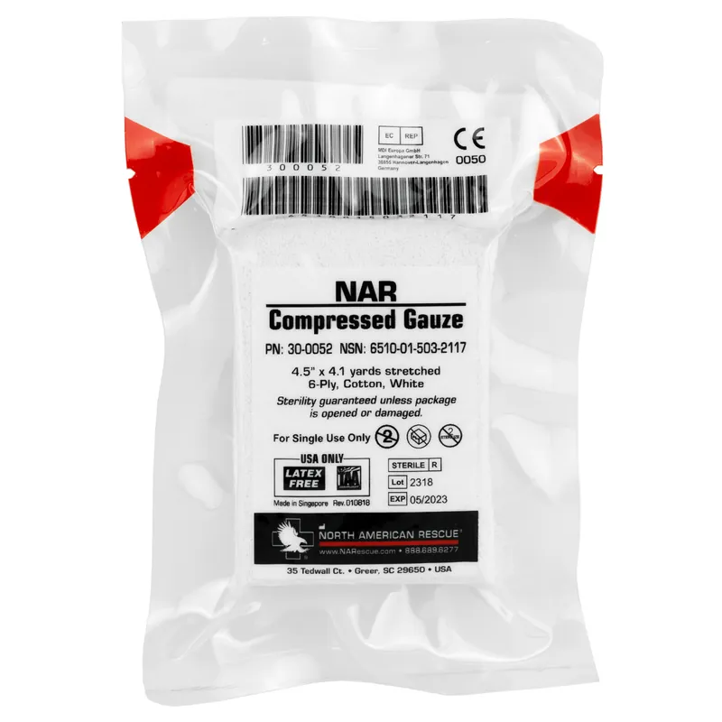 Compressed Gauze for Emergency Use