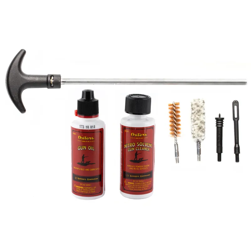 OUTERS 40-45 Caliber Pistol Cleaning Kit Clamshell