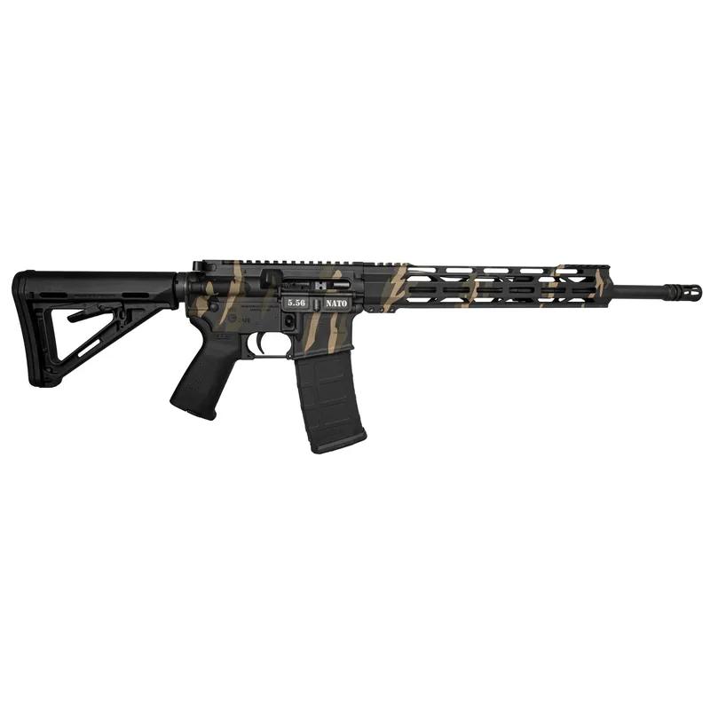 DBF DB15 556 16" MLOK 30RD Tiger Stripe