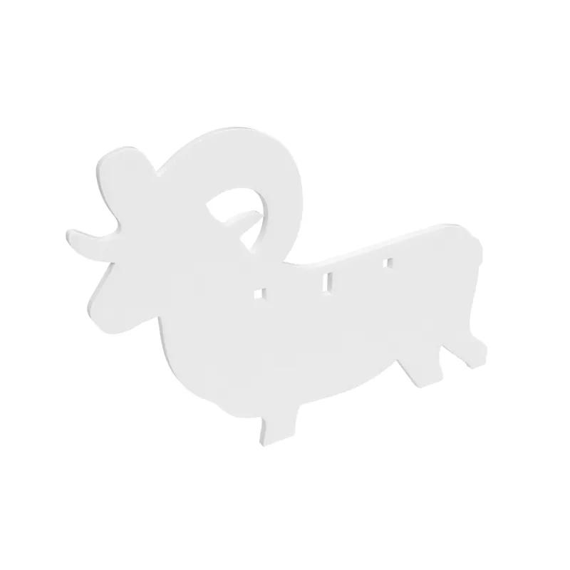 Silhouette Ram Target AR500 3/8" White