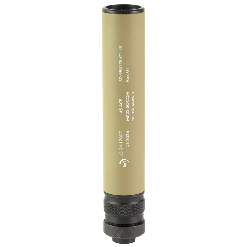 B&T HK MK 23 .45 ACP Suppressor - Coyote Tan