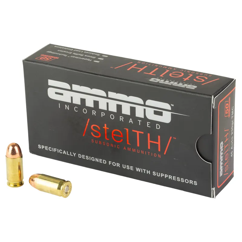AMMO INC Stealth .45 ACP 230 Grain 50 Rounds/1000 Rounds
