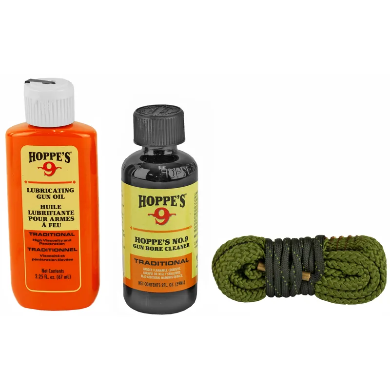 Hoppes 1-2-3 Done Pistol Cleaning Kit for 9mm