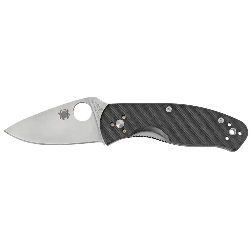 Spyderco Persistence Black G10 Plain Edge Knife