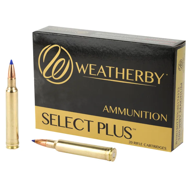 Weatherby Ammunition .300 WBY 180 Grain TTSX, 20 Rounds