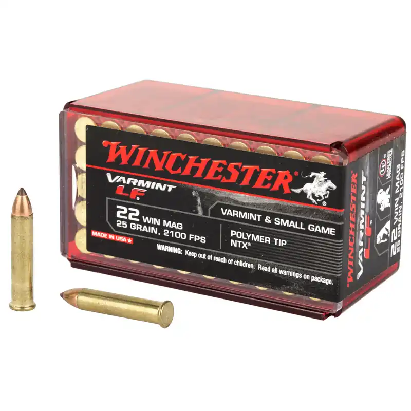 Winchester Varmint LF 22WMR 25GR NTX 50 Rounds