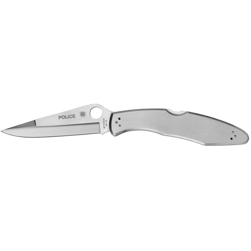 Spyderco Police Stainless Plain Edge Knife