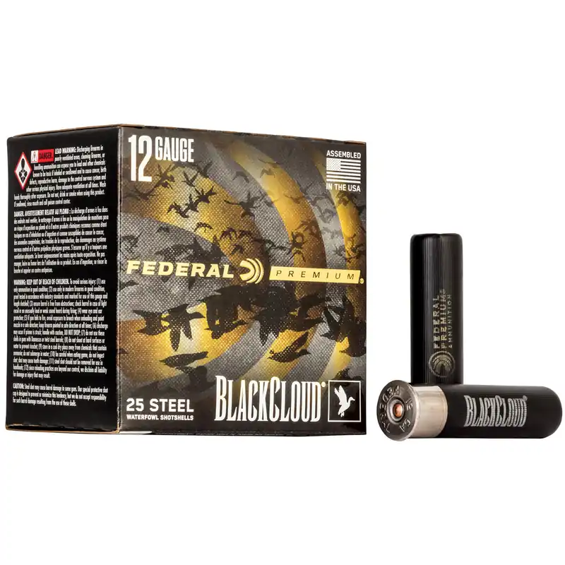 Federal Black Cloud 12 Gauge 3.5" #3 Shot 25 Rounds/250 Rounds Case