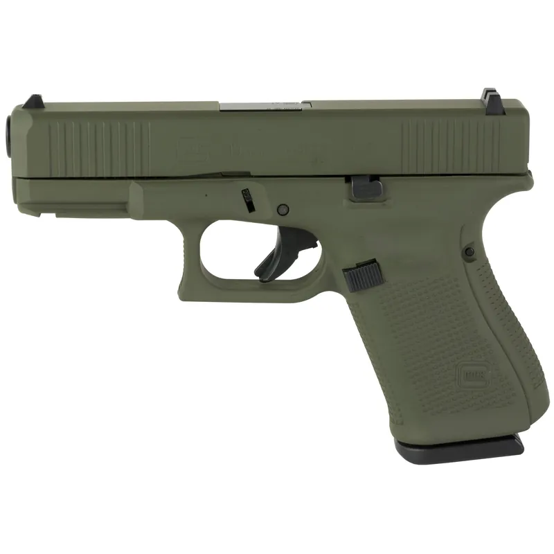 GLOCK 19 Gen5 9mm 15-Round OD Green Pistol