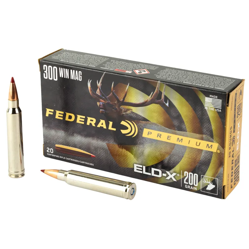 Federal Premium 300 Win Mag 200 Grain ELD-X Ammunition - 20 Rounds