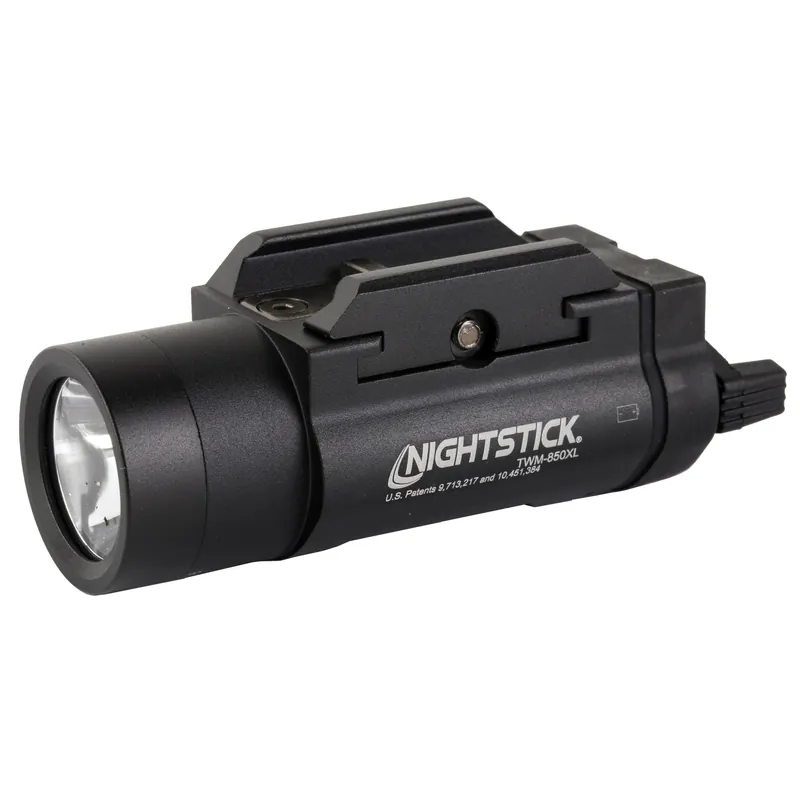 Nightstick Weapon Mounted 850 Lumen Black Flashlight