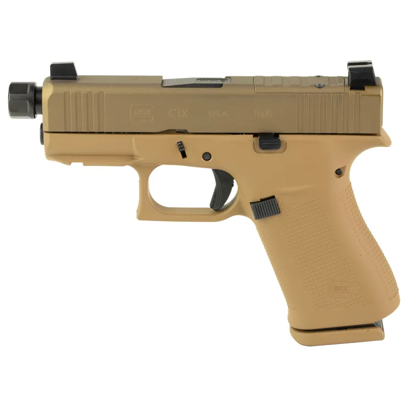 GLOCK 43X 9MM 10-Round DEBO FDE Pistol