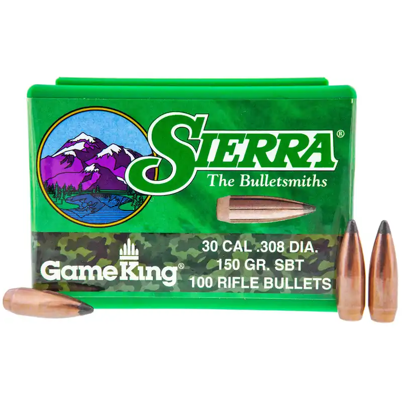 Sierra GameKing .308 150gr Bullets - 100 Count