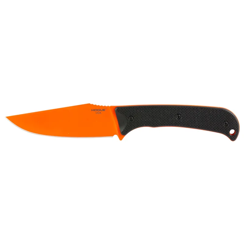 Hogue EX-TRAK XL 3.9" Folding Knife with Black/Orange G10 Handle