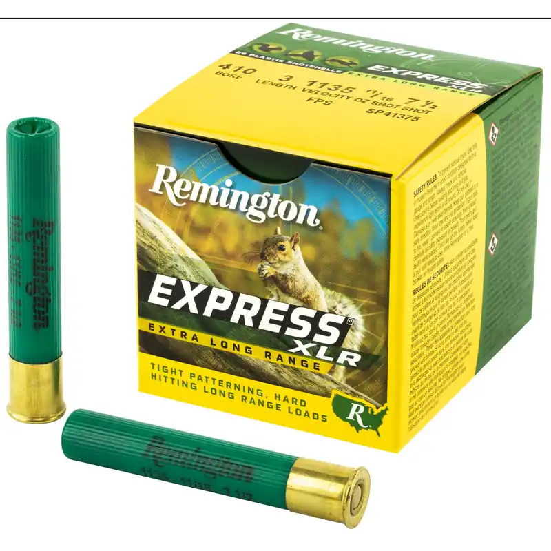 Remington Express Long Range .410 Gauge 3" #7.5 Shot, 25 Rounds per Box, 250 Rounds per Case
