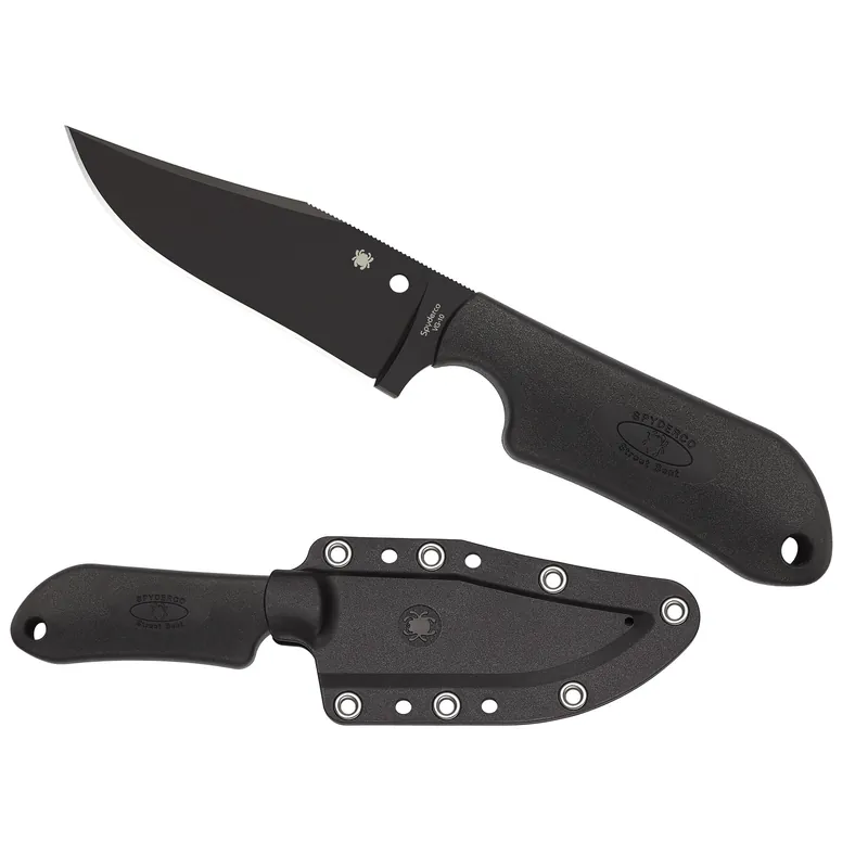 Spyderco Street Beat Lightweight Black Plain Edge Knife