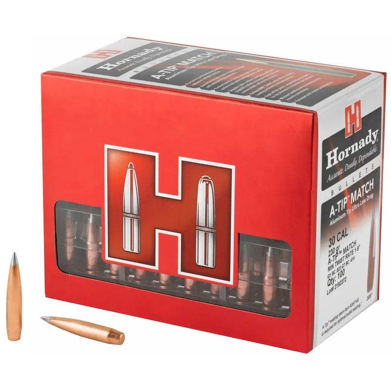 Hornady A-TIP .308 230 Grain Bullets - 100 Count