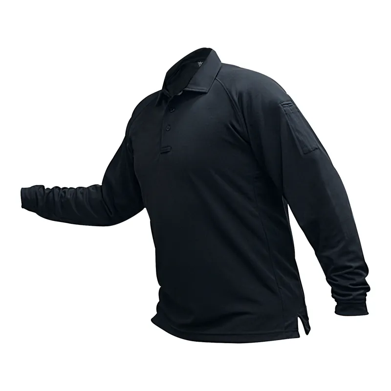 VERTX Coldblack Long Sleeve Polo Navy 2XL