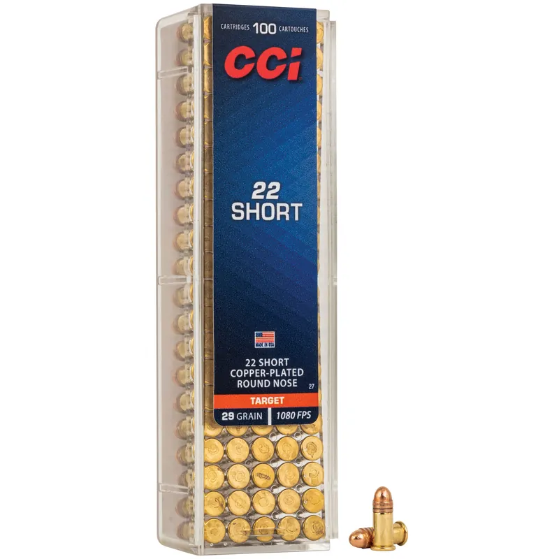 CCI 22 Short Ammo - Bulk Pack 100/5000 Rounds