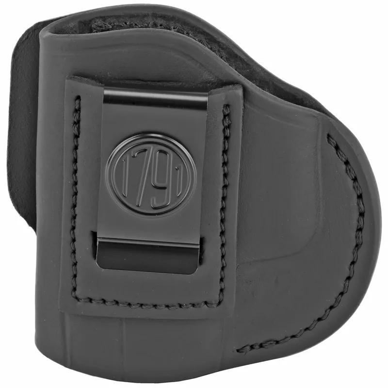 1791 Stealth Black Leather Holster, Left-Handed, Size 4, IWB/OWB 4-Way Carry